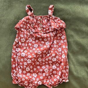 Floral boho romper